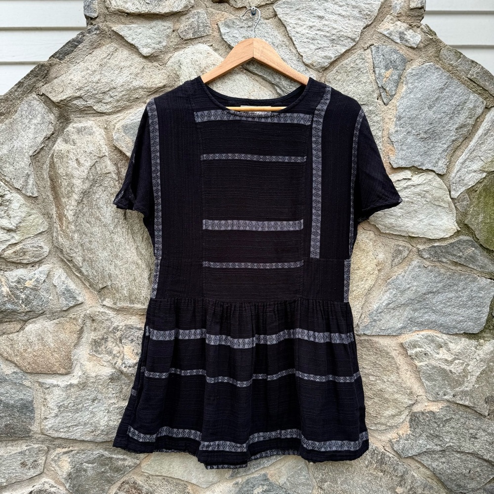 Ace & Jig Black Summer Casual Mini Dress